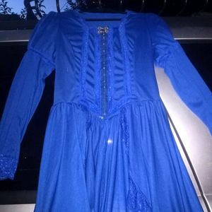Lacey Blue Renaissance/Victorian style duster